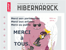 Tablet Screenshot of hibernarock.fr